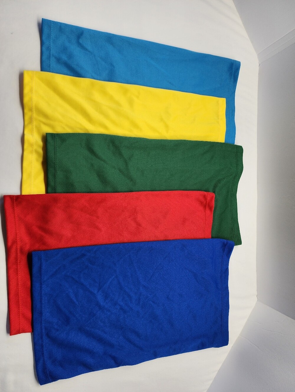 5pc Colorful neck gaiters/buff/tubular bandanas